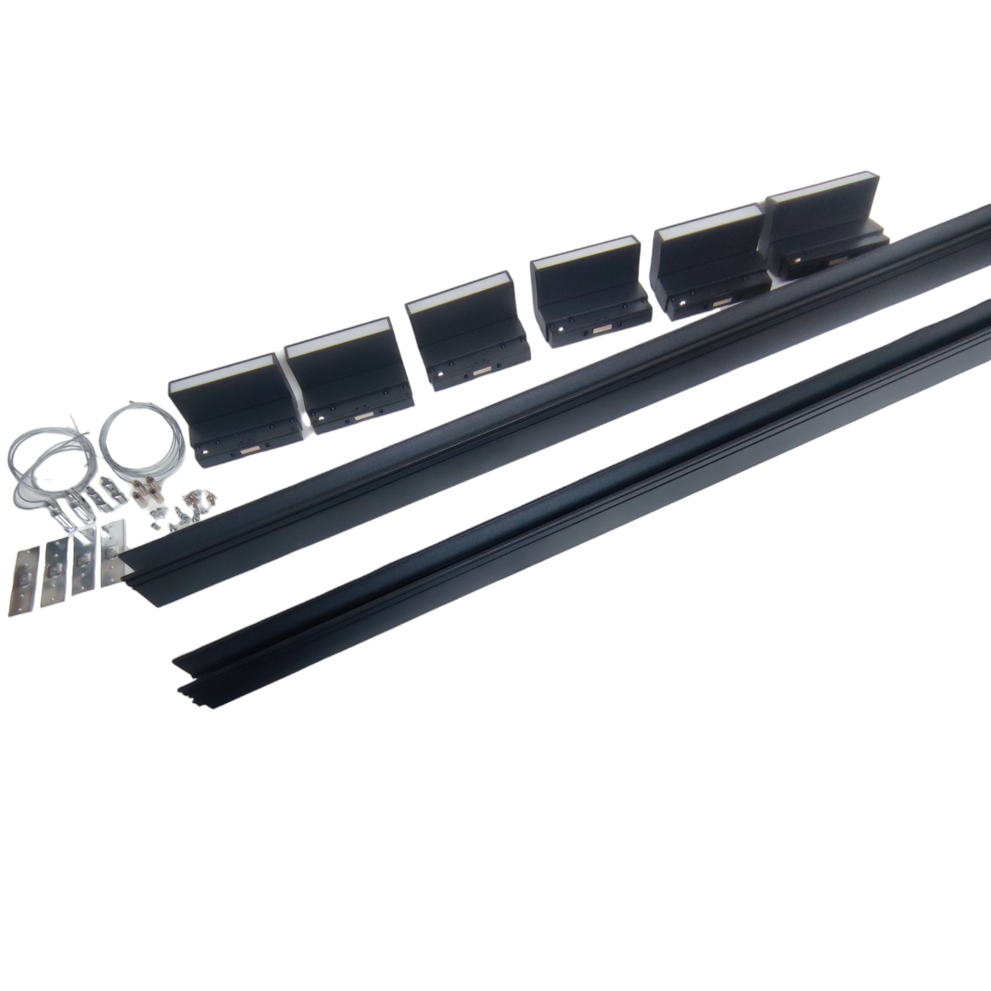 ILLUMIQ TERRA LED Magnetic Track Light 2 Meters 50mm with 6pcs 6W LED Foldable Flood Daylight 6500K 220V Series 20