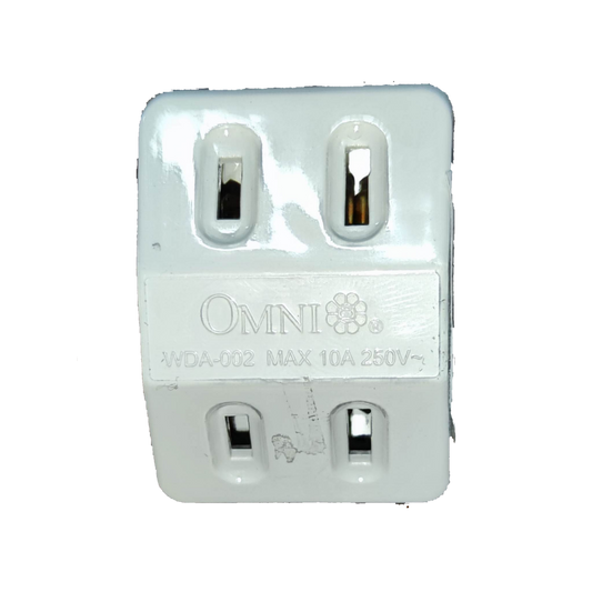 Omni Octopus Plug 1-2 Gang Adaptor Plug 10A 250V WDA-002