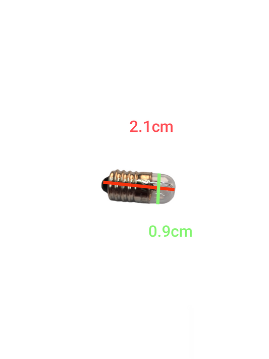 Indicator Bulb 6.3V E10 1W Short