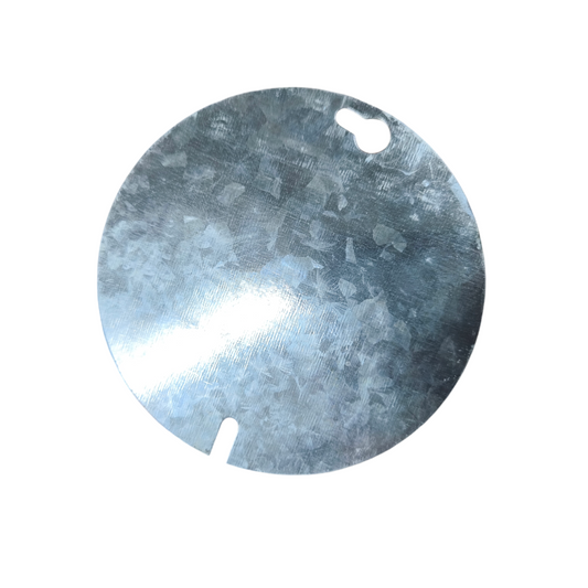 Metal Junction Box Cover 0.30mm Round