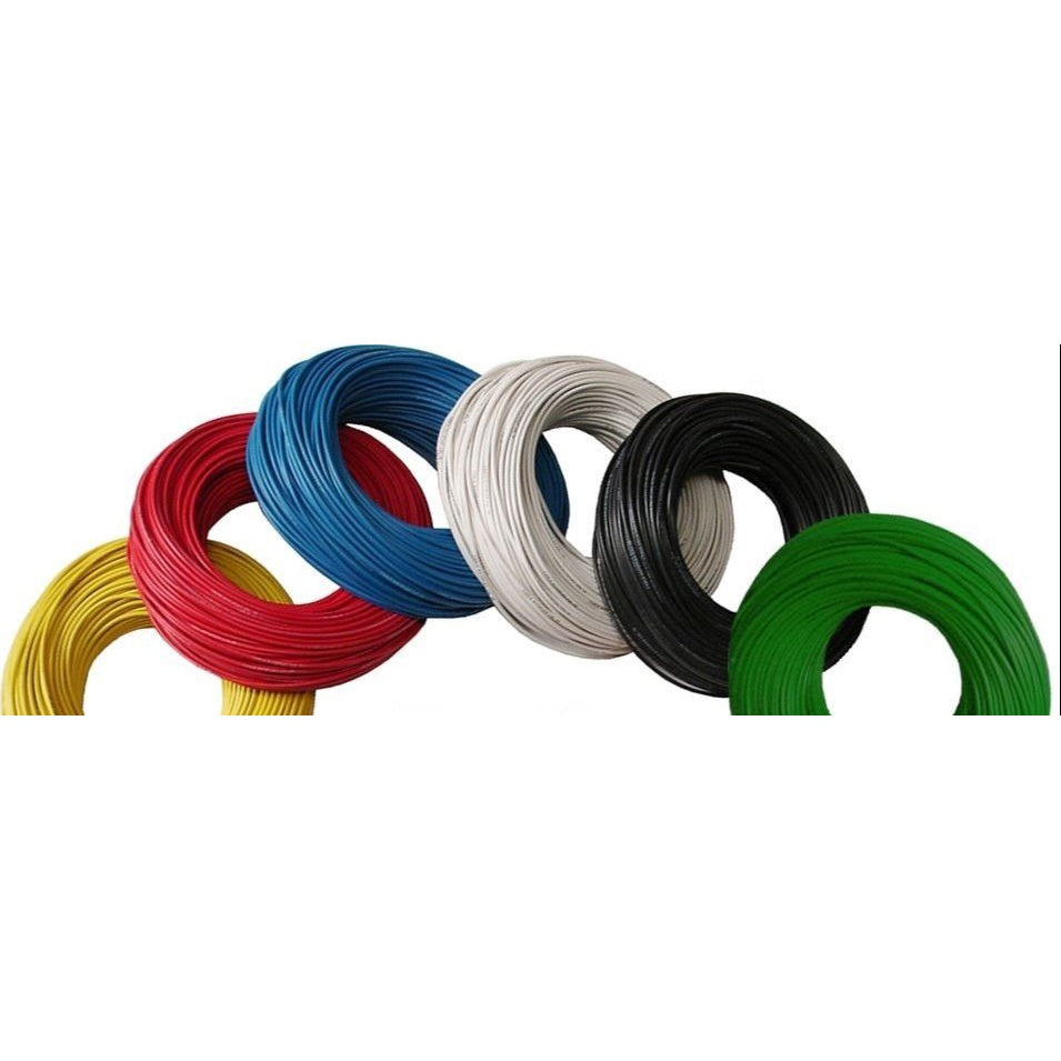 Colorful 1 AWG THHN wire stranded 38mm by Royu in various colors for electrical installations