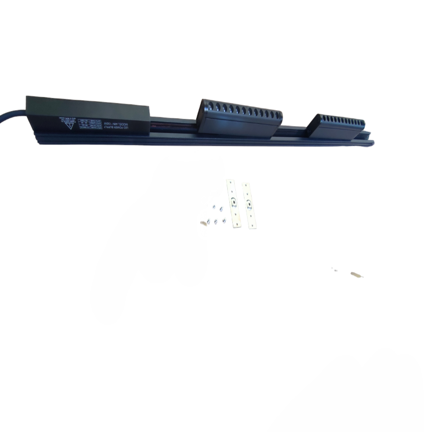 12W LED rotary grille track light in black for modern ceiling illumination and adjustable positioning
