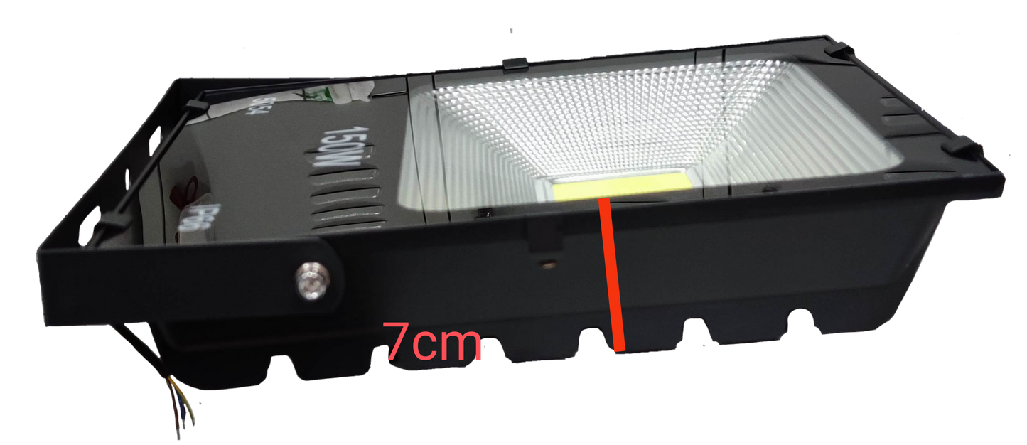 Denko 150W LED flood light daylight 220v with a sleek design for bright outdoor illumination