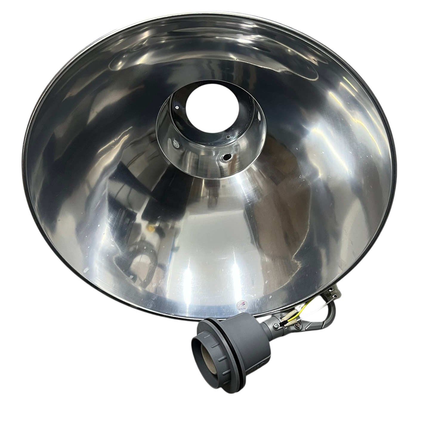 16 inch aluminum reflector E27 lighting accessory with metallic finish for Biglite and Omni installations