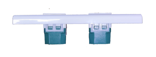 Panasonic 16A 250V double outlet with plate designed for reliable electrical connections in homes