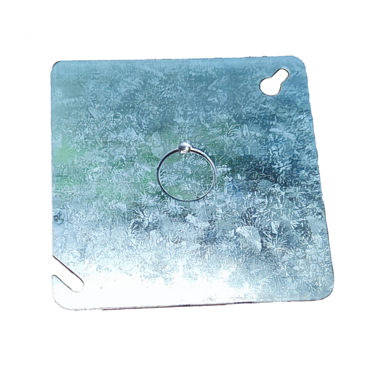 1mm Thickness AWG 18 Junction Box Cover with a loop for secure attachment and durability