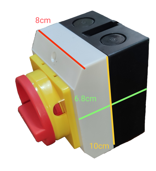 Grippes 20A 3 Pole isolator switch 220v with a durable design for reliable electrical isolation