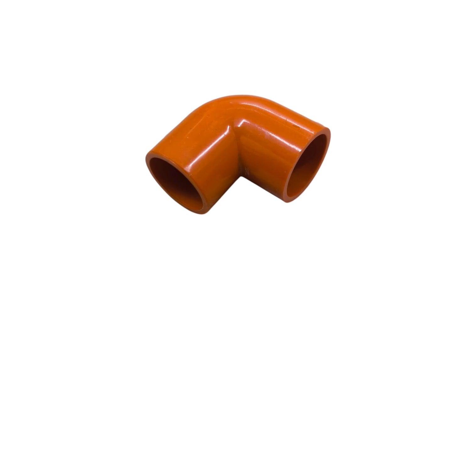 Undex orange pipe elbow connector for pipes and hoses accessories