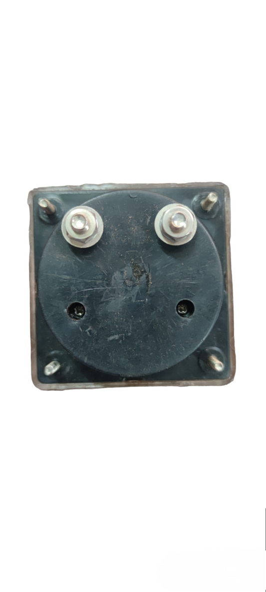 MEW 250mA DC 64mm x 65mm Panel Meter electrical circuitry part back view