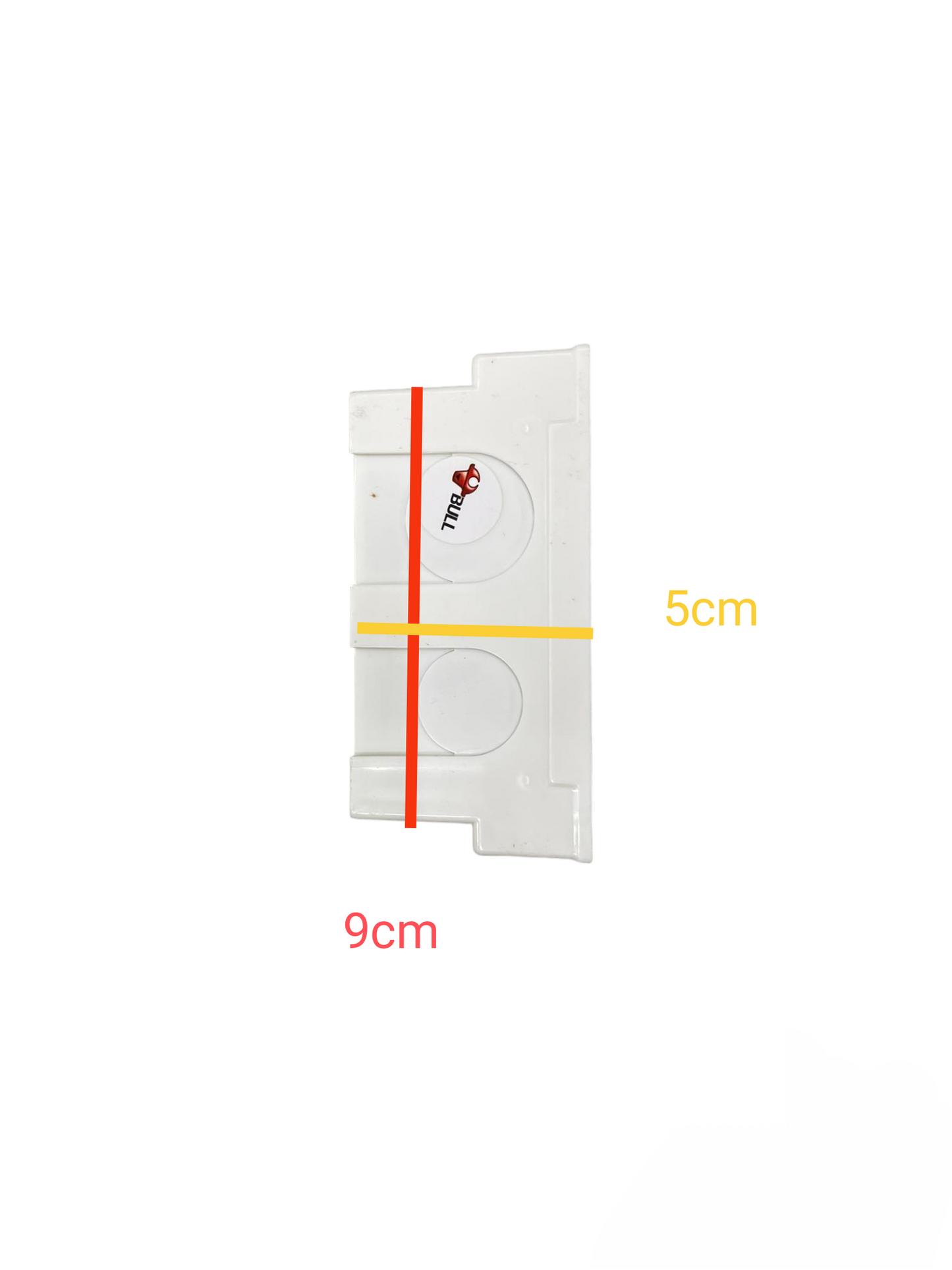 White 2x4 utility box white electrical part with 9cm by 5cm dimensions from local vendor