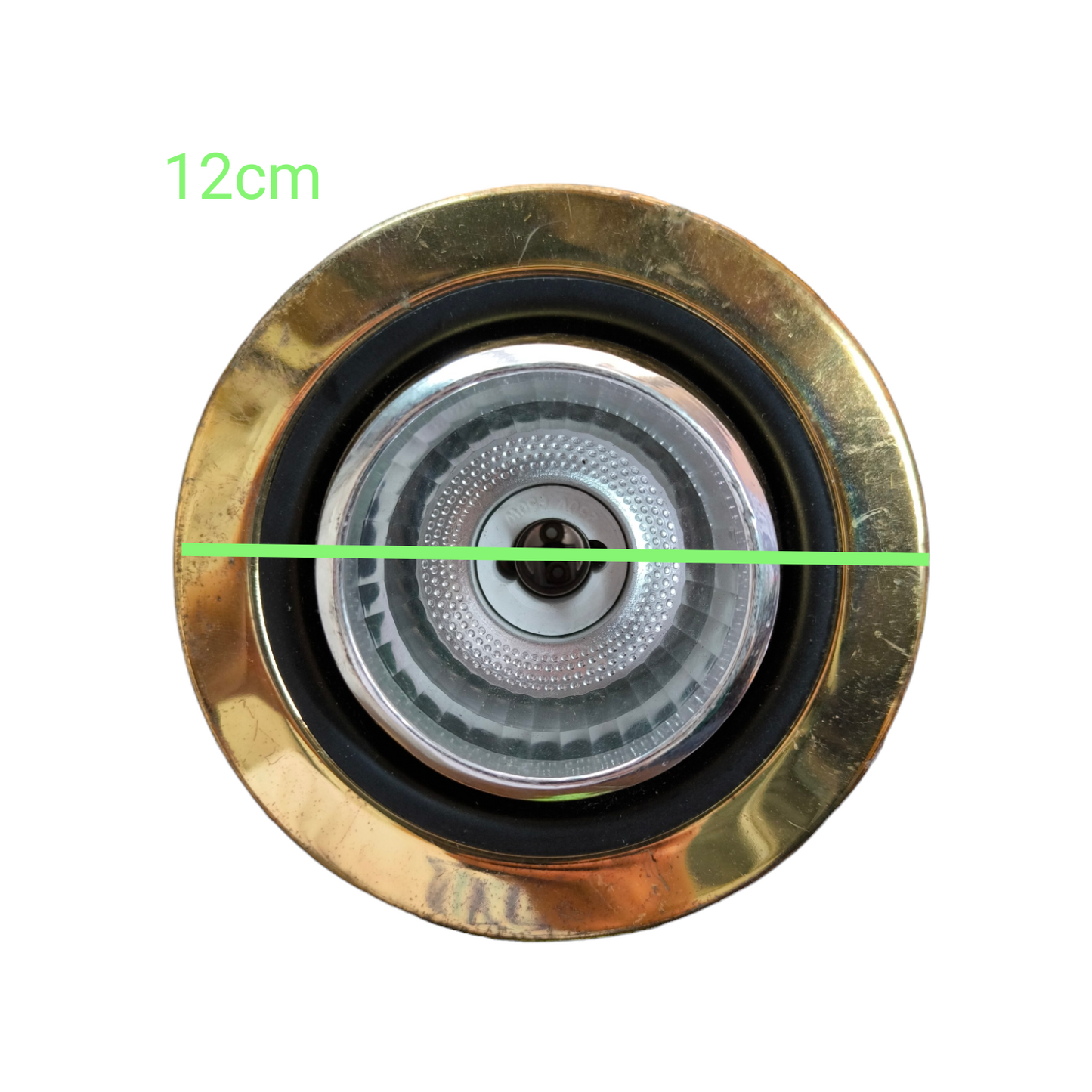 3 inch E14 recessed light 220V with gold trim and circular design for lighting installation