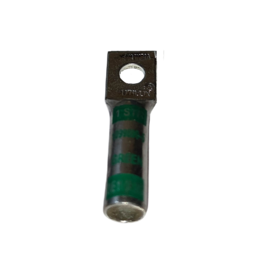 Utilux 38mm Wire Size 1099899-5 Terminal Lugs electrical circuitry part with metal connector and green label
