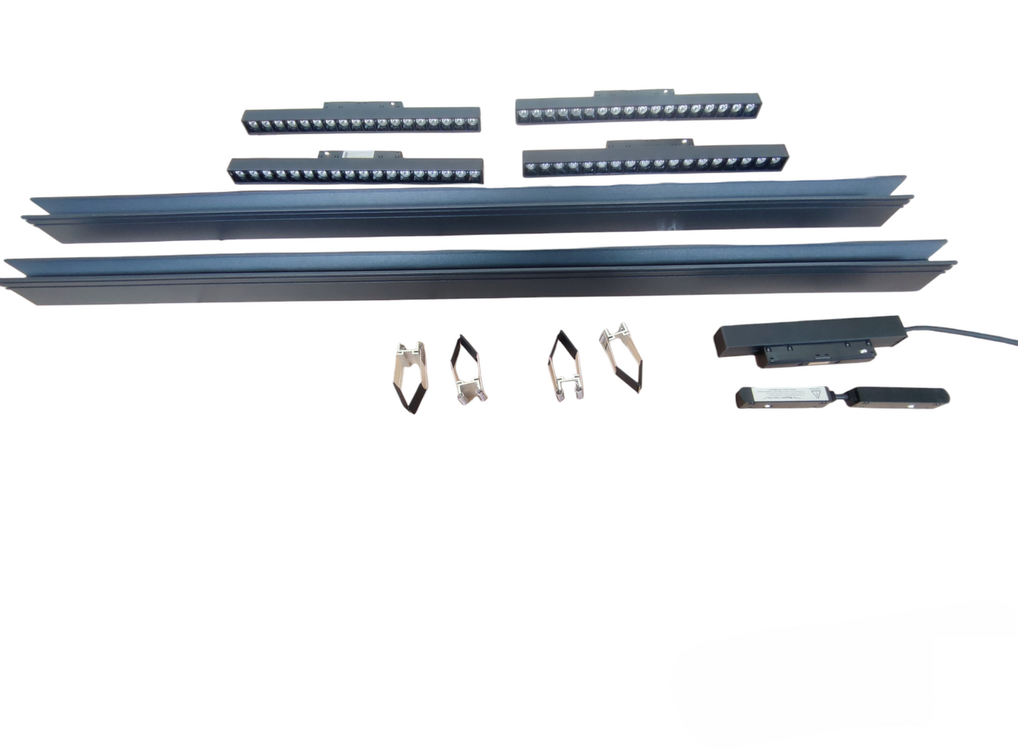 ILLUMIQ TERRA Magnetic Track Light 2 Meters 50mm with 4pcs 18W LED Grille Track Light 220V Daylight 6500K 20 Series