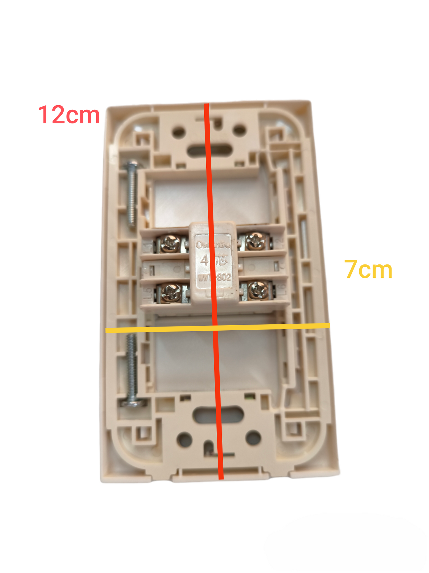 Omni 1 Gang Telephone Outlet with Plate Cover WWP-110+WWT-302