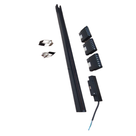 ILLUMIQ TERRA LED Magnetic Track Light 1 Meter 26mm with 3pcs 6W LED Rotary Grille Track Light 220V Warm White 3000K