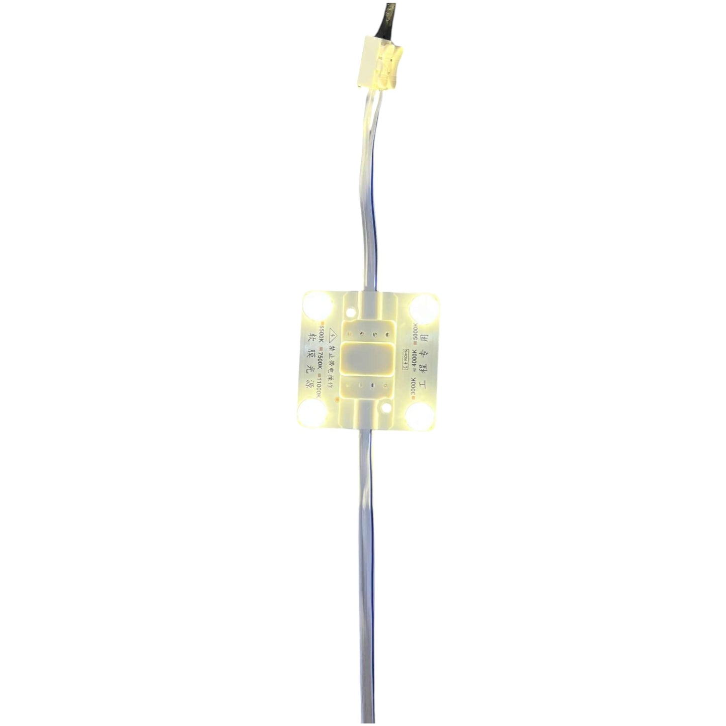 4W LED module 4000K cool white with a flexible wire for versatile lighting solutions