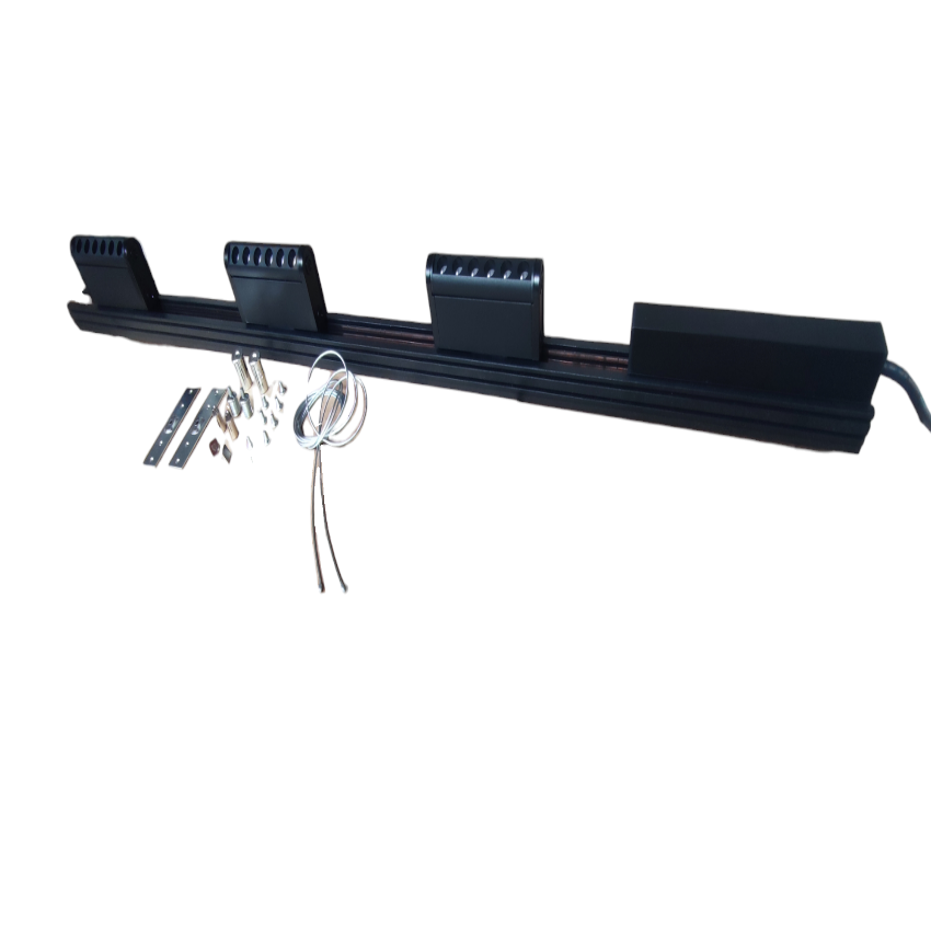 ILLUMIQ TERRA LED Magnetic Track Light 1 Meter 26mm with 3pcs 6W LED Rotary Grille Track Light 220V Cool White 4000K