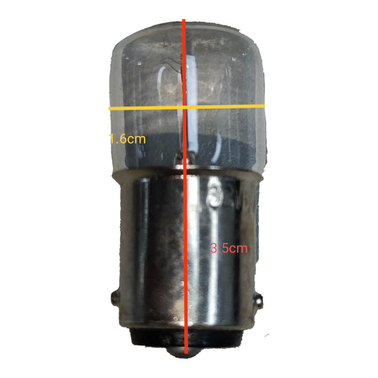 5W Machine Bulb 110V B15 Double Contact Pilot Lamp Indicator Bulb