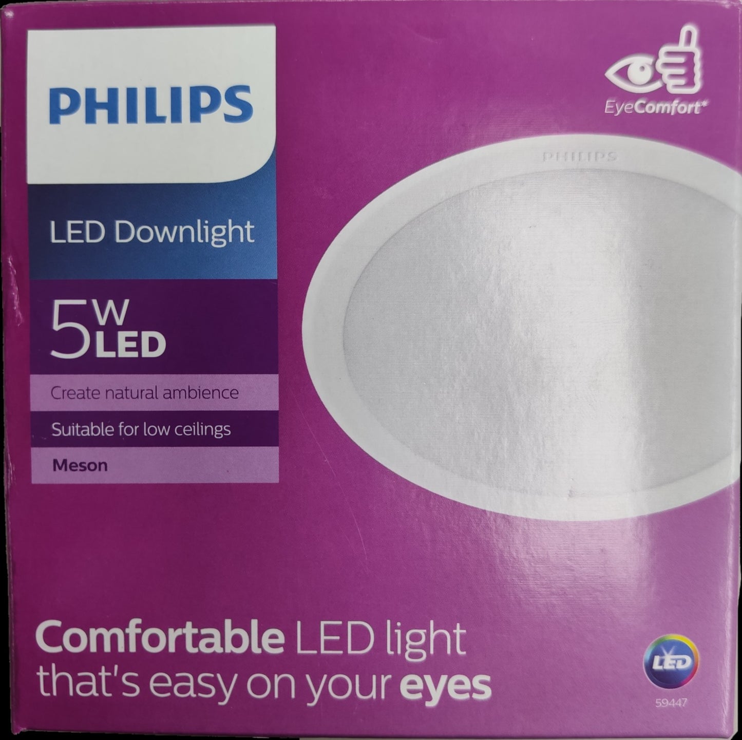 Philips LED Downlight 5W Cool White 220V (4") Downlight 59447 Meson