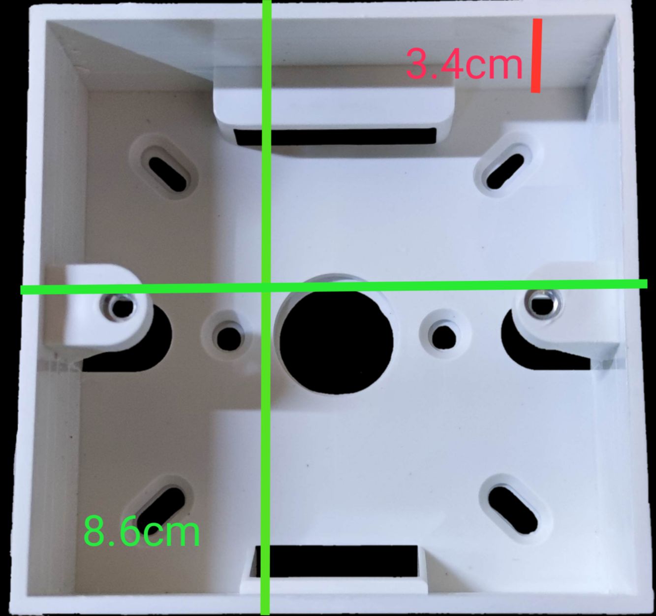 Grippes Utility Box 86x86, Square Utility Box