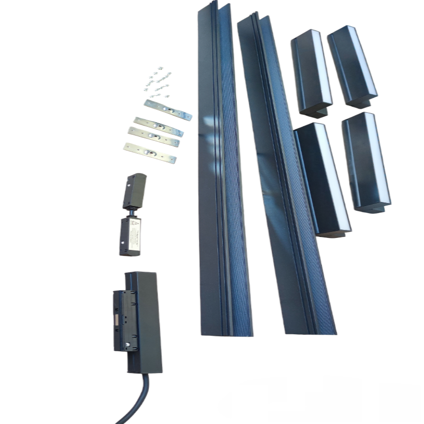 Magnetic Track Light 2 Meters 50mm with 4pcs 18W LED Foldable Flood Track Light 220V Daylight 6500K ( ILLUMIQ TERRA)