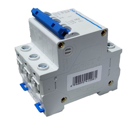 Chint 50A 3Pole Miniature Circuit Breaker 4.5 KAIC 220V (DIN Rail Type) (MCB)