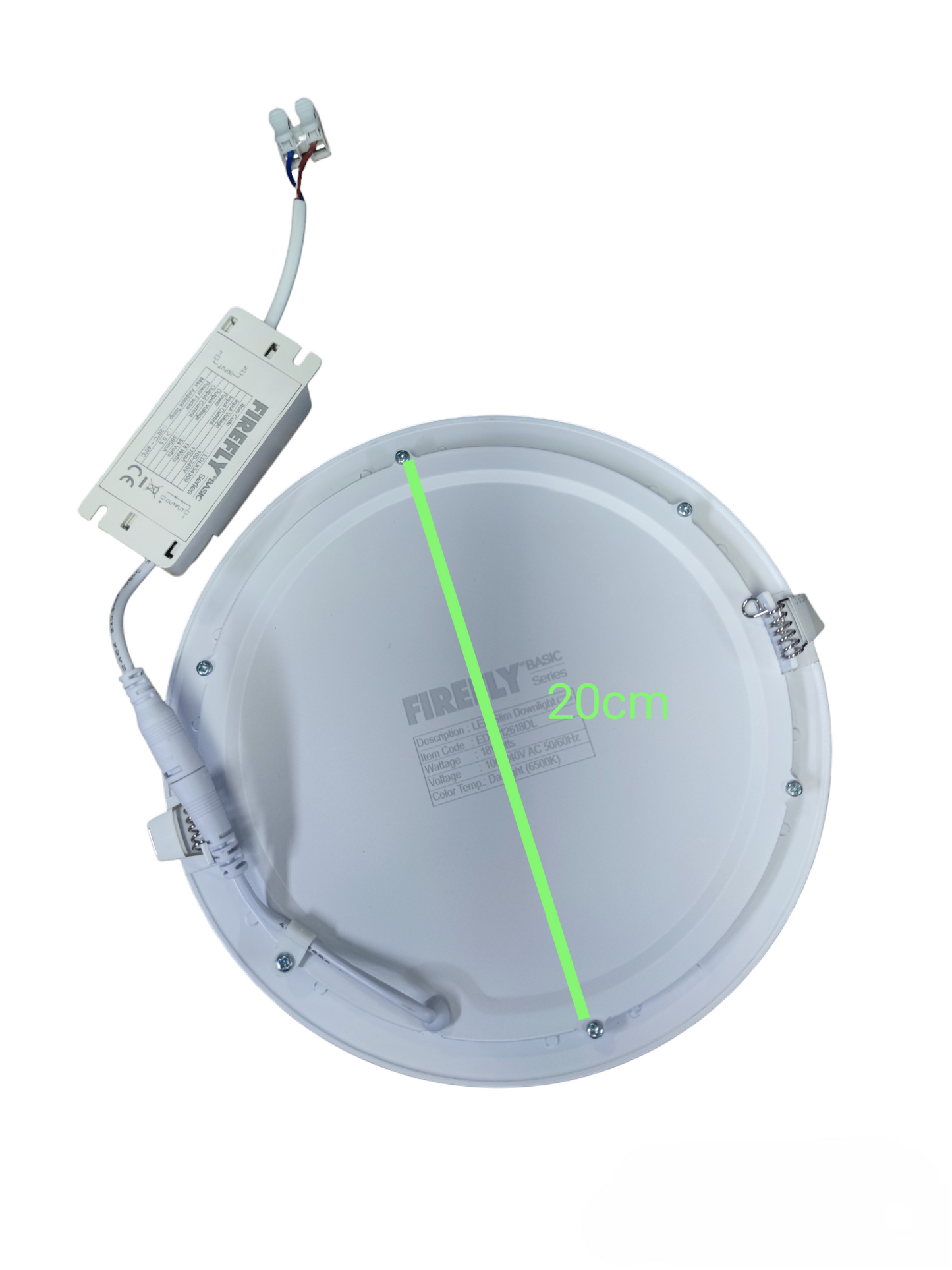 Firefly 18W LED Down Light 220V Daylight 6500K EDL212618DL