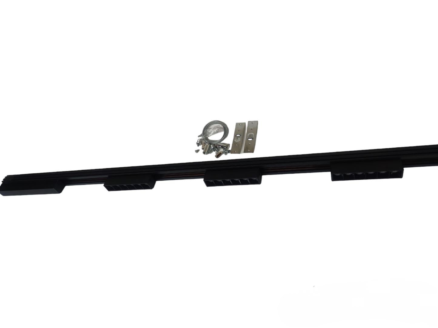 Magnetic Track Light 1 Meter with 3pcs 6W Grille Type Daylight 6500K with 100W Power Supply 220V ( ILLUMIQ TERRA) 26mm Track