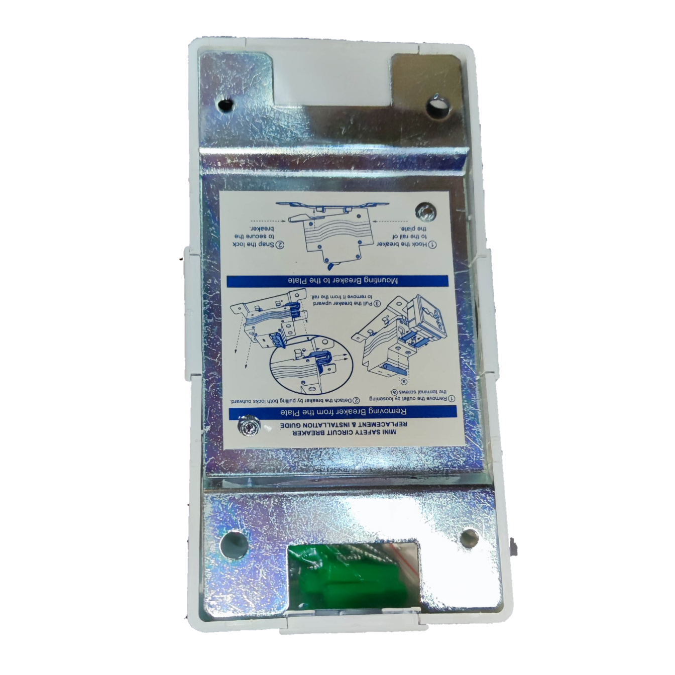 Royu 16A Circuit Breaker 220V 6KIAC with PVC Enclosure with Universal Outlet, Aircon Breaker With Cover RMB16C/O