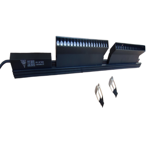 ILLUMIQ TERRA Magnetic Track Light 1 Meter 26mm with 2pc 18W LED Foldable Grille Track Light 220V Daylight 6500K