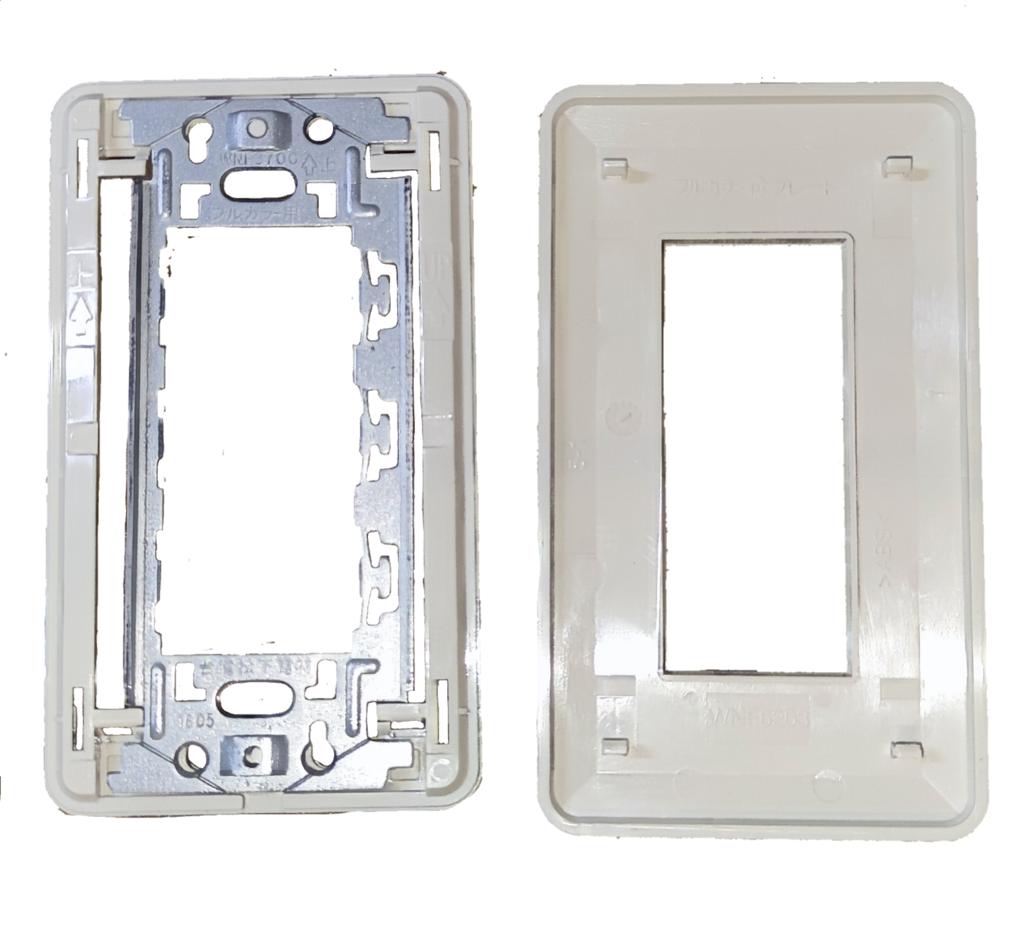 Panasonic 3 Gang Plate Full Color Series, 3 Gang Face Plate, 1 Gang 3 Device WNF6203W-8