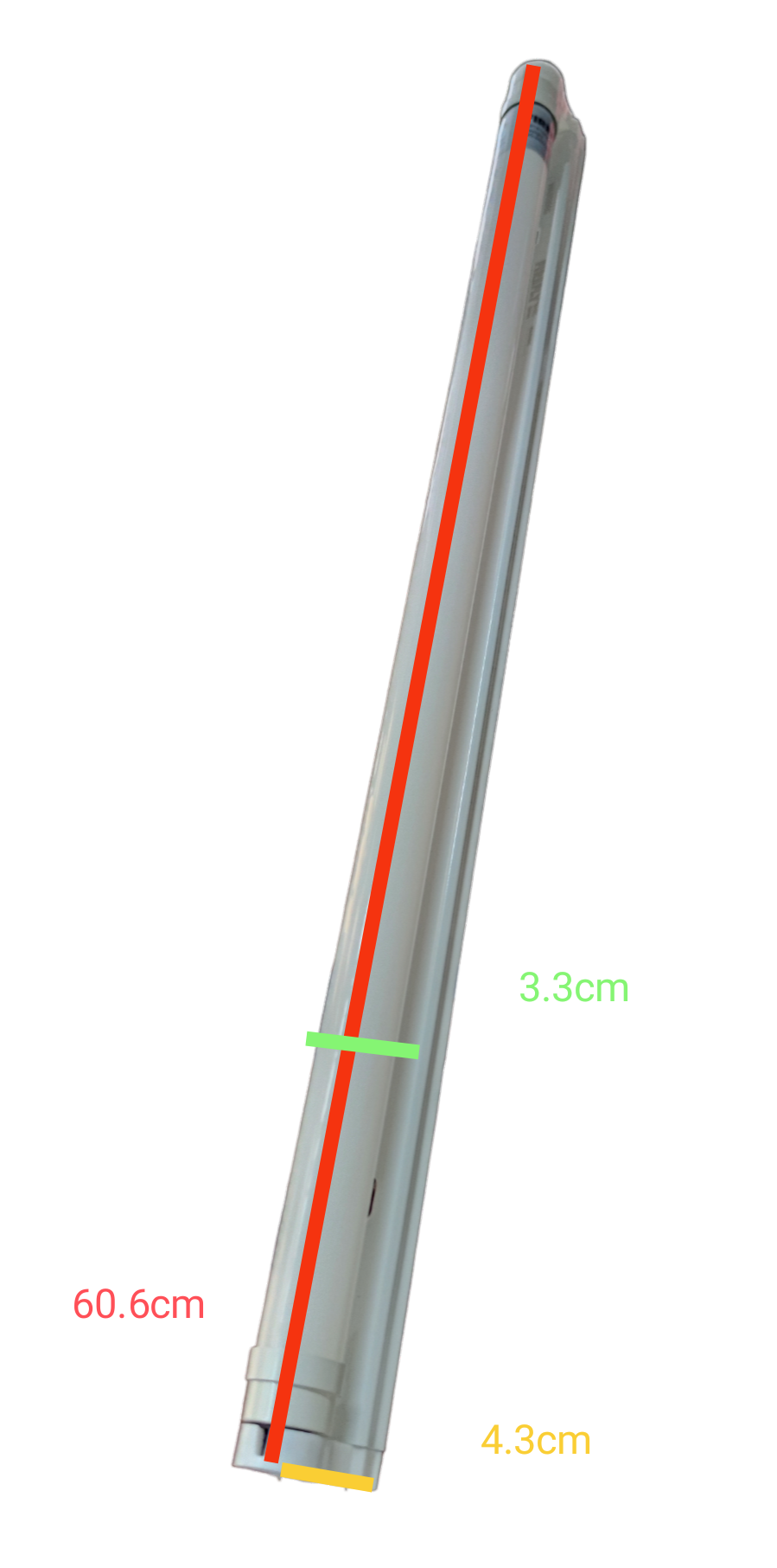 Firefly 8W T-8 LED Fluorescent Tube with Fixture 220V Daylight EBTS12/DL08