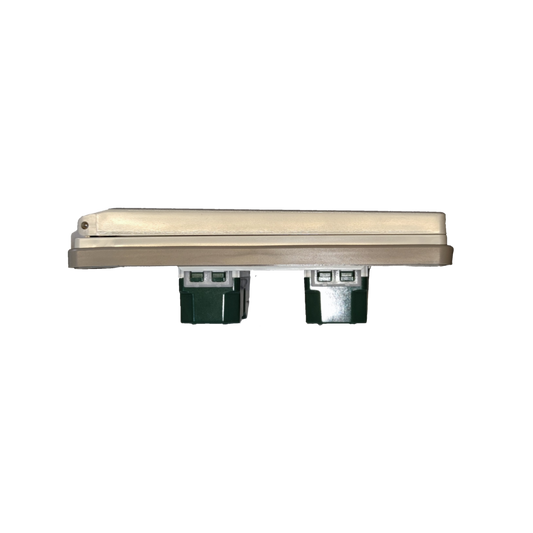 Panasonic Weatherproof Plate 2 Gang Flat Pin Outlet Wide Series, 2 Gang Outlet with Weatherproof Plate Cover 16A 250V WEG1001-5 x2 / WEG7902