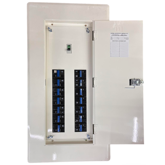 Koten & Taiyou Panel Board 125A 2 Pole Main 250SPS with 14 Branches 2 Pole Bolt On