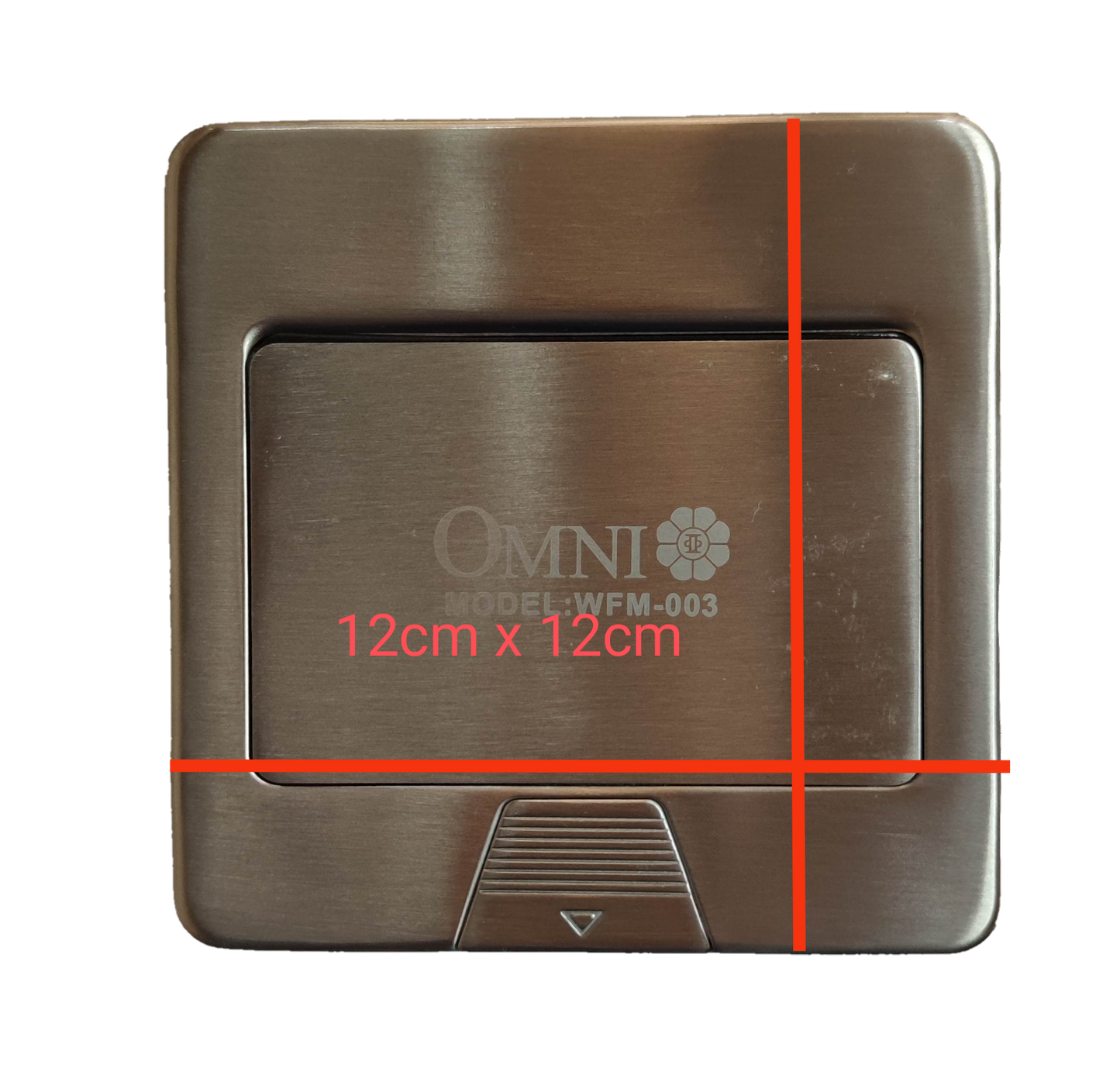 Omni Pop-Up Floor Mounted Outlet Universal Outlet 16A 220V WFM-003