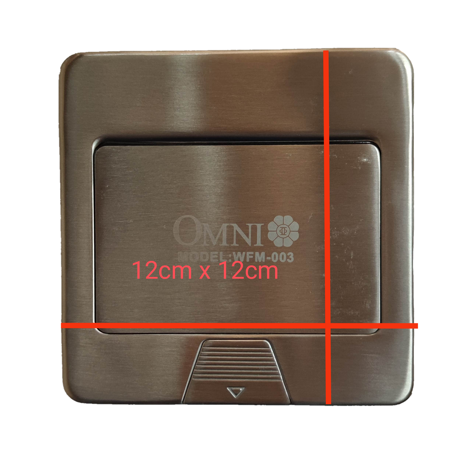 Omni Pop-Up Floor Mounted Outlet Universal Outlet 16A 220V WFM-003