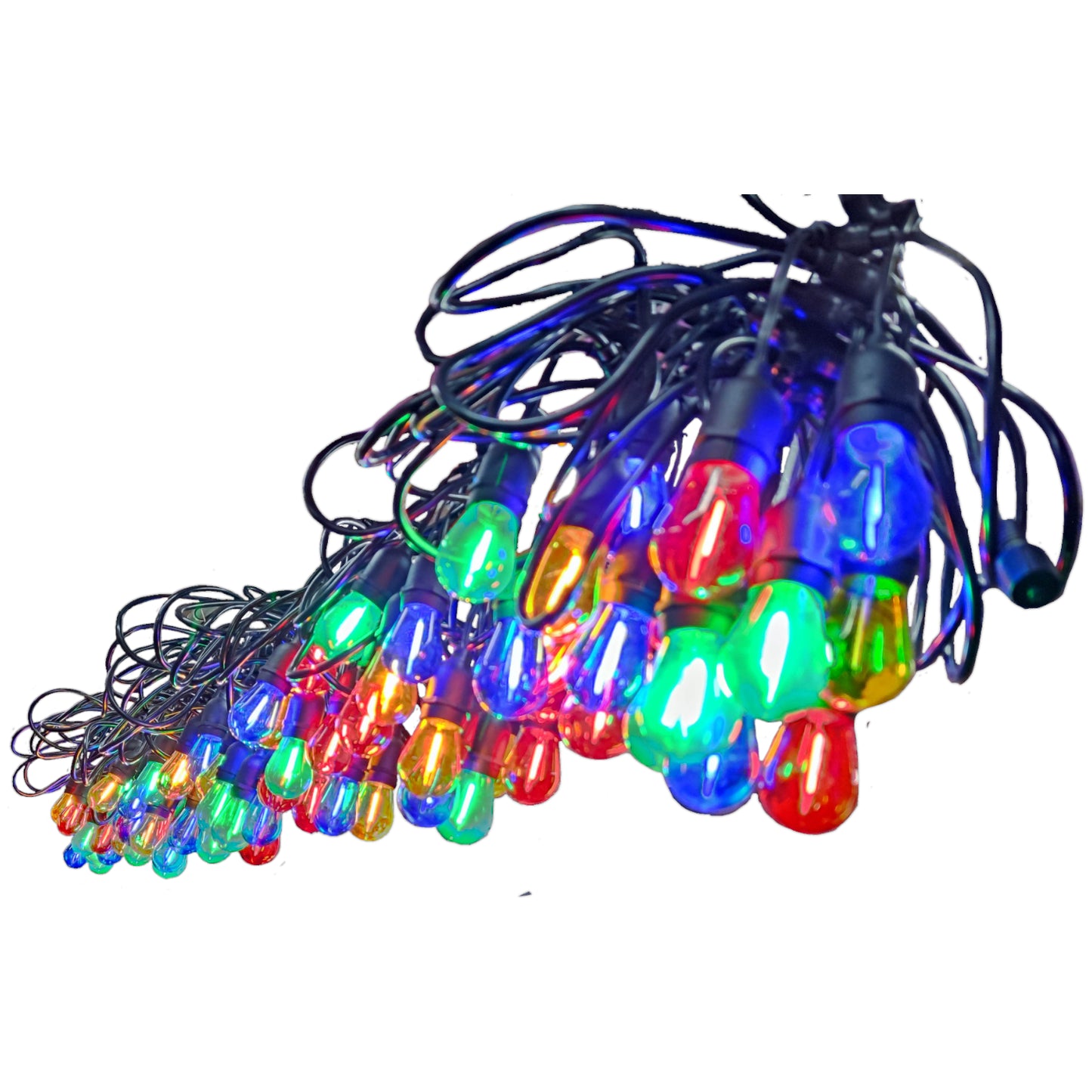 Biglite 150 Feet String Lights with LED Multi Color 100 Lights E27 Sockets 1W 220V Outdoor BHJ-5100 (ASSORTED1W)