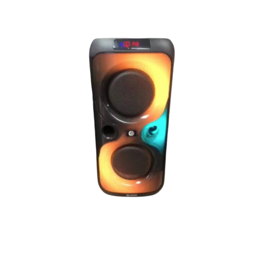 Crown 150W Portable Speaker 6 Woofer + 1.5 Tweeter w/ Remote Control Wireless Mic, Rechargeable Battery PD-662