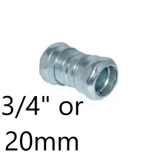 Local 3/4 EMT Coupling Compression Type 20mm