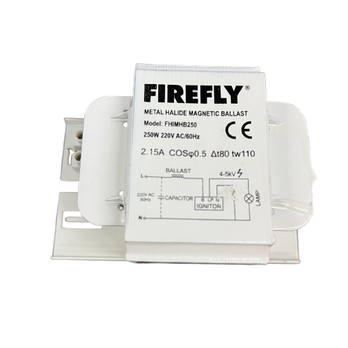 Firefly 250W Metal Halide Magnetic Ballast 220V FHIMHB250