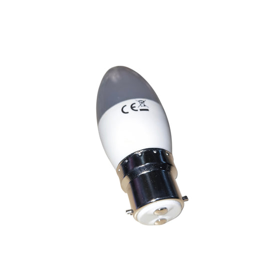 Light bulb with a white base on a white background