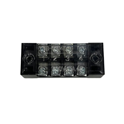 Grippes 15A 4 Pole Terminal Block 600V (4pcs)