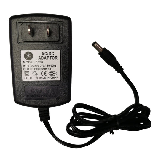 Grippes AC/DC Adaptor 5V 5A , Power Adaptor 5V DC 5A ( 5.5)