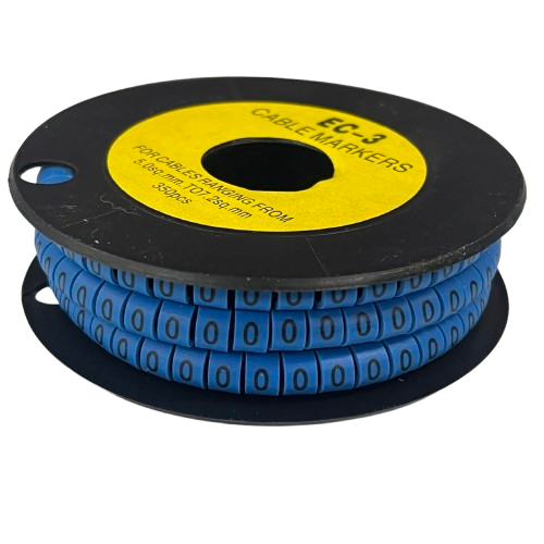 Grippes (0) Cable Marker 5.0mm to 7.2mm (350pcs) Blue EC-3B(0)