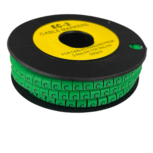 Grippes (C) Cable Marker 3.6mm to 5.2mm 500pcs EC-2G