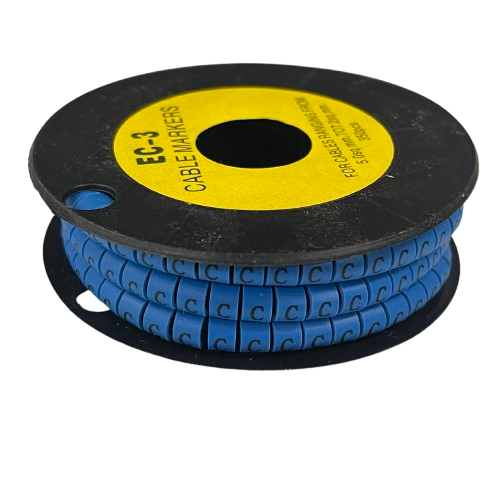 Grippes (C) Cable Marker 5.0mm to 7.2mm (350pcs) BlueEC-3B(C)