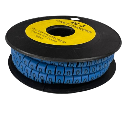 Grippes (O) Cable Marker 5.0mm to 7.2mm (350pcs) Blue EC-3B(O)