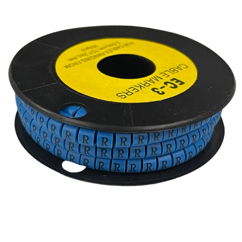 Grippes (R) Cable Marker 5.0mm to 7.2mm (350pcs) Blue EC-3B(R)