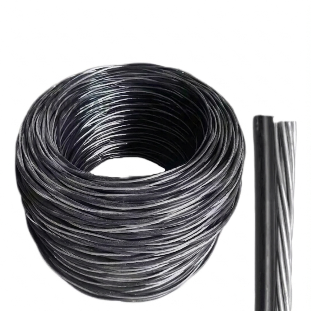 Hallux Service Drop Wire Duplex AWG 27 30mm 1 Cable Insulated and 1 Bare 500metersRoll