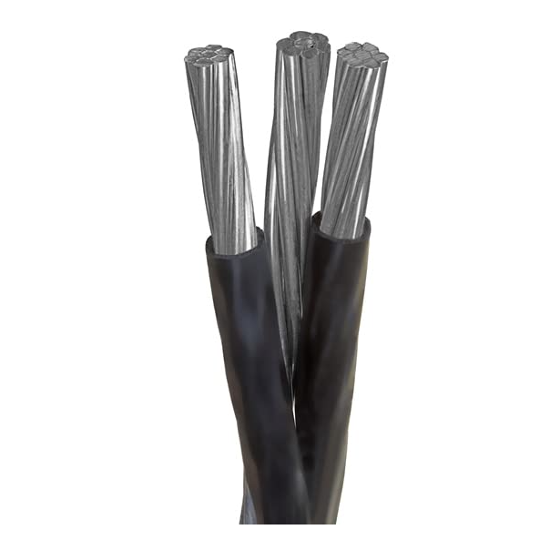 Hallux Service Drop Wire Triplex AWG 10 50mm 2 Cable Insulated and 1 Bare 500metersRoll